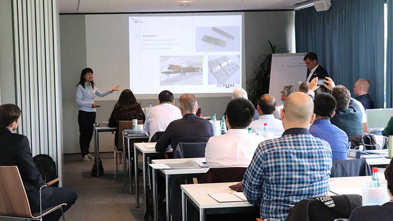 翁開爾市場部經(jīng)理就SITA產(chǎn)品中國市場開拓以及技術(shù)應(yīng)用上與其他區(qū)域代理進行分享